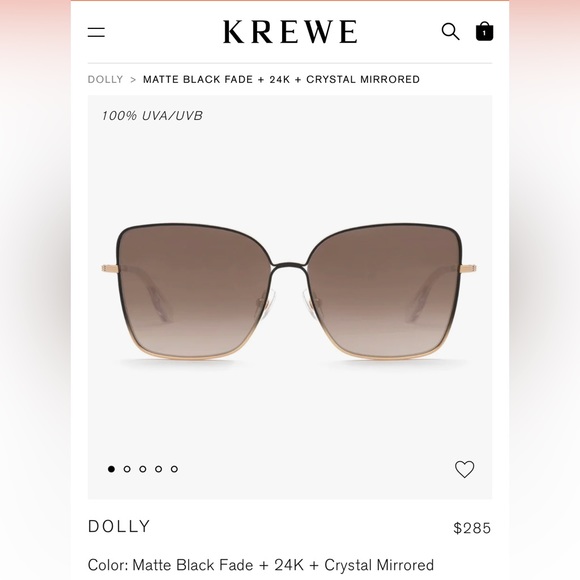 KREWE Accessories Krewe Dolly Matte Black Sunglasses Great Condition Poshmark